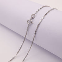Silver Jewelry Box Single Chain S925 Silver Jewelry Box Chain With Chain
