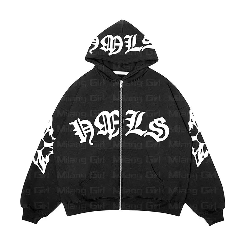 Snowflake HighEnd Zipup Hoodie