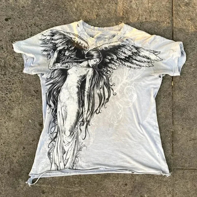 Retro Grunge Wings