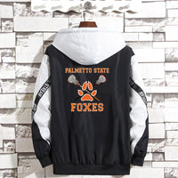 The Foxhole Court Palmetto State Foxes Jackets Men Women Windbreaker Patchwork Jacket Mens Loose Zipper Harajuku Male clothing