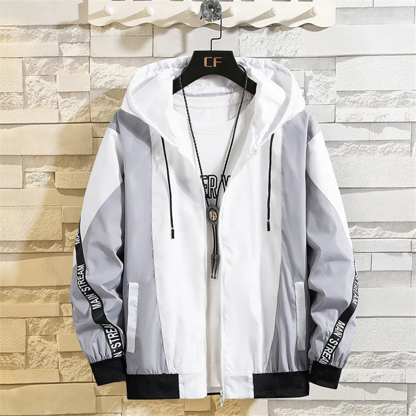 The Foxhole Court Palmetto State Foxes Jackets Men Women Windbreaker Patchwork Jacket Mens Loose Zipper Harajuku Male clothing