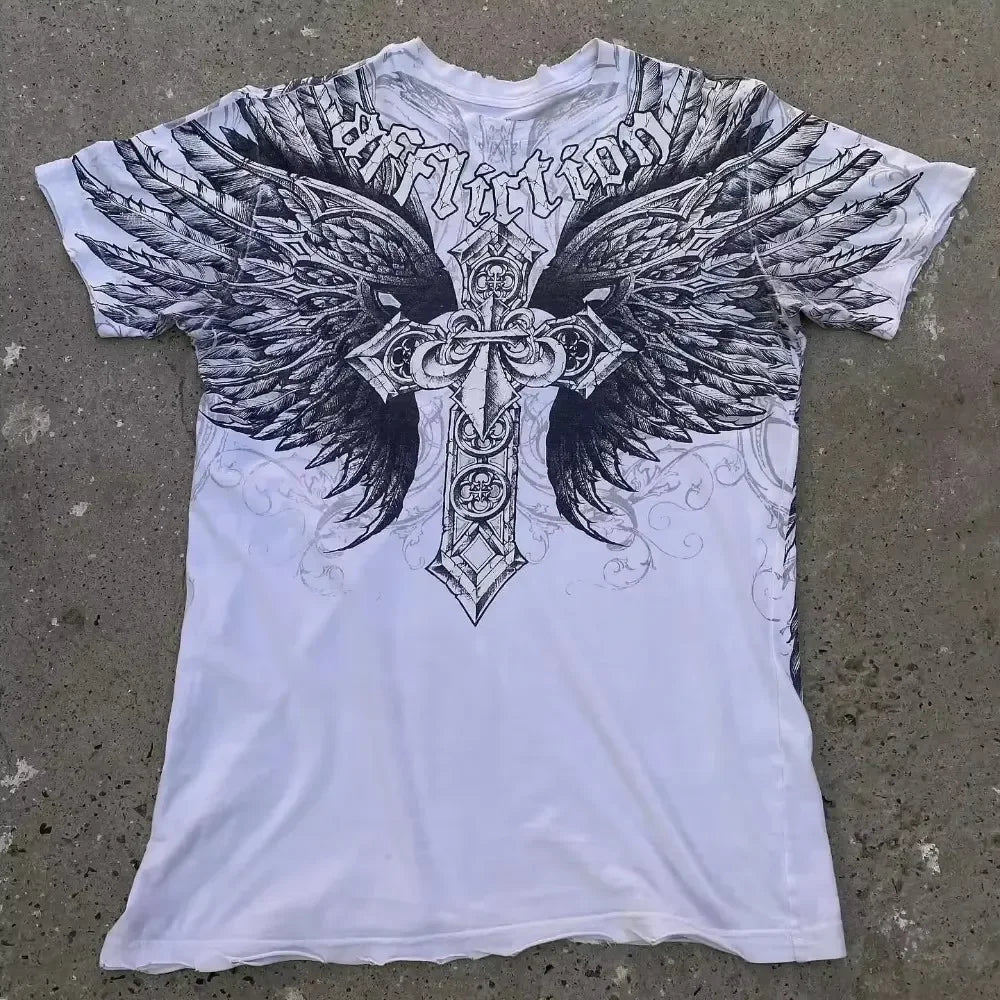 Retro Grunge Wings