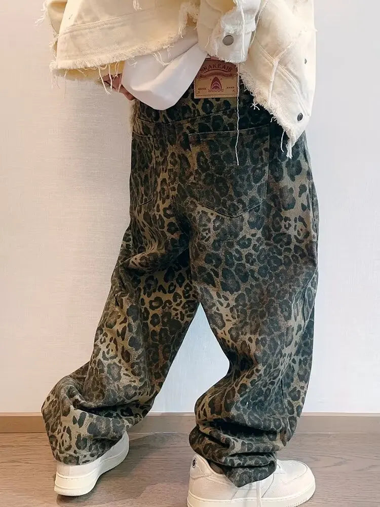 StreetWild Leopard JeanPants