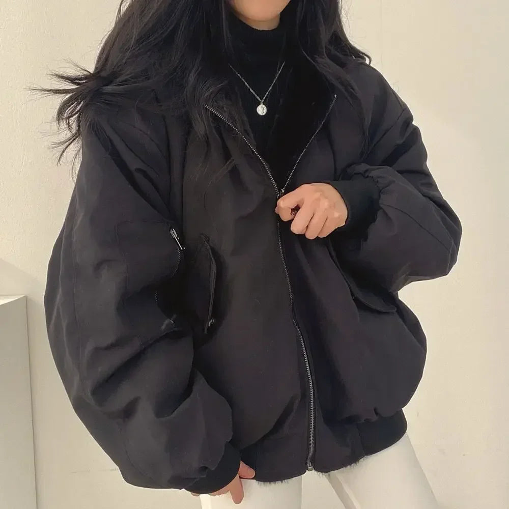 American Vintage Camouflage Plush Hat Jacket Y2K High Street Hip hop Harajuku Loose Women Make Old Hoodies Fashion Streetwear