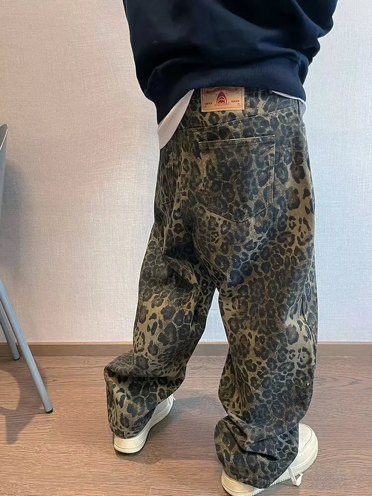 StreetWild Leopard JeanPants