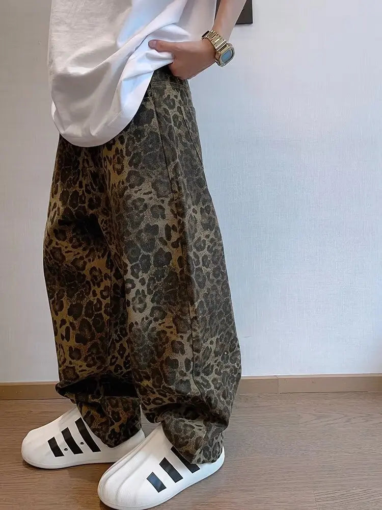 StreetWild Leopard JeanPants