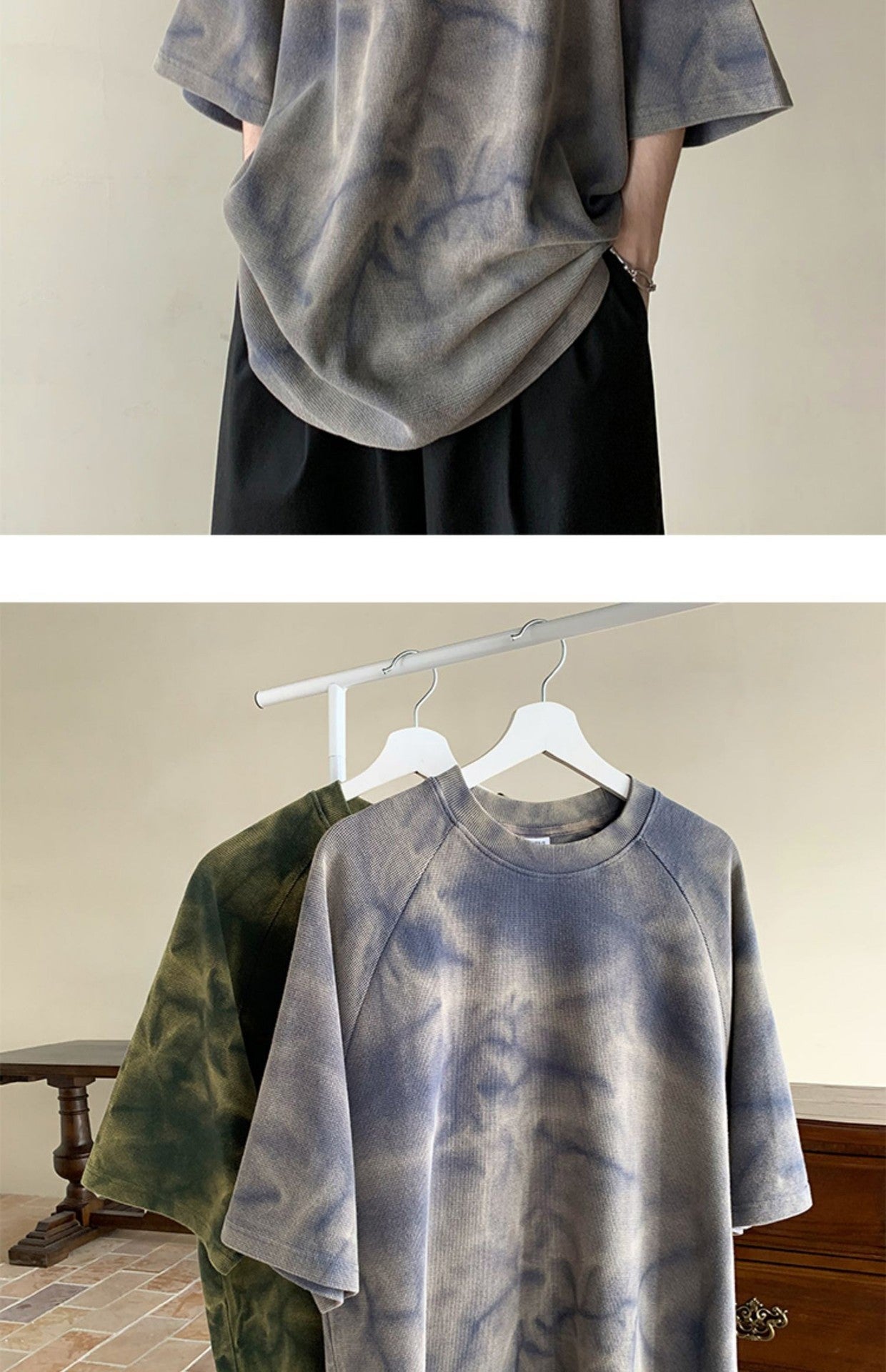 Retro T-Shirt Trendy Loose Men