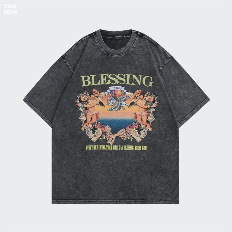 Printed Short-sleeved T-shirt