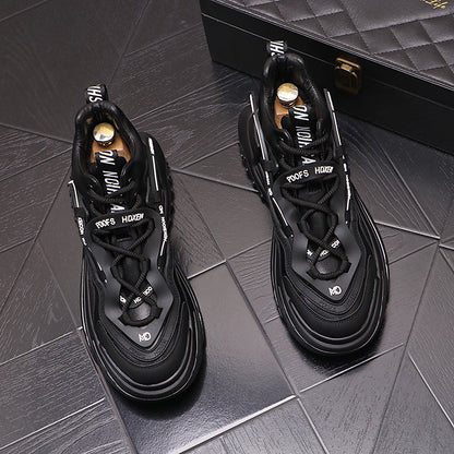 Korean Version Of The Personality Lace-up Old Man Shoes