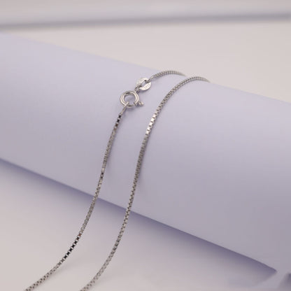 Silver Jewelry Box Single Chain S925 Silver Jewelry Box Chain With Chain