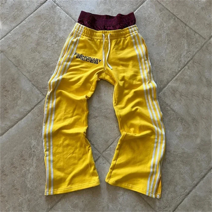 American Retro Letter Embroidered Sweatpants Women Men's 2025 New Jogging Casual Pants Goth Hip-hop Fashion Casual Straight Pant
