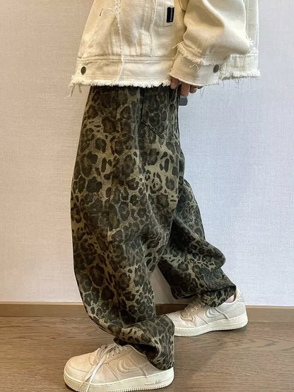 StreetWild Leopard JeanPants