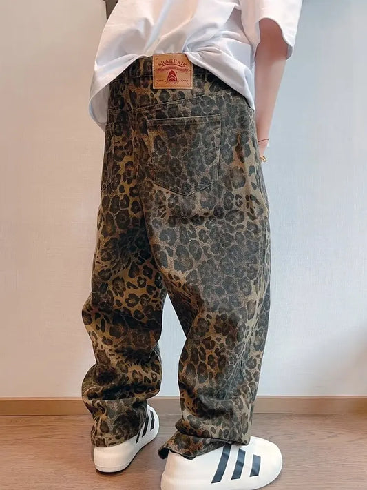 StreetWild Leopard JeanPants