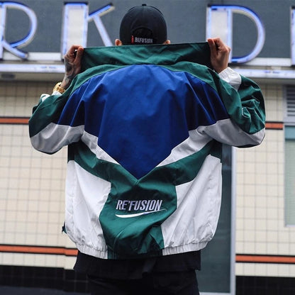 Spring Fall Varsity Jacket Men Patchwork Embroidery Bomber Jacket Casual Street Loose Zipper Coat Women Couple College Jackets