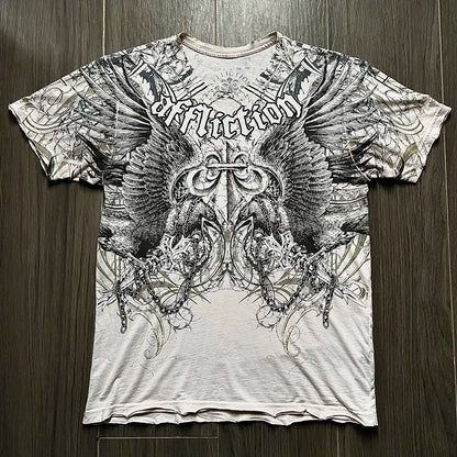 Retro Grunge Wings