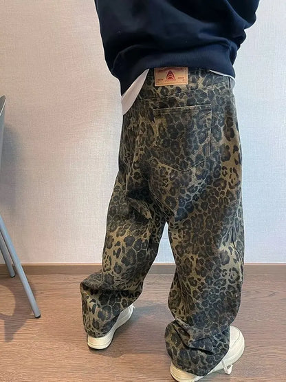 StreetWild Leopard JeanPants