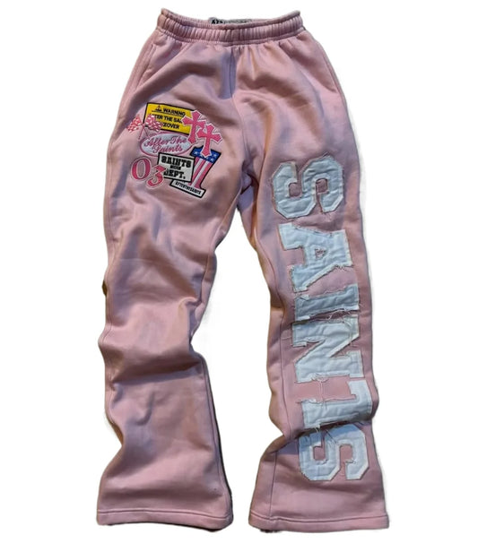 American Retro Letter Embroidered Sweatpants Women Men's 2025 New Jogging Casual Pants Goth Hip-hop Fashion Casual Straight Pant