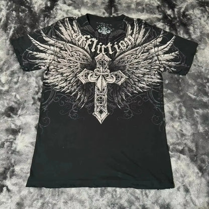 Retro Grunge Wings