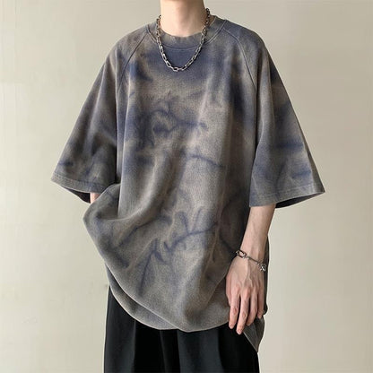 Retro T-Shirt Trendy Loose Men